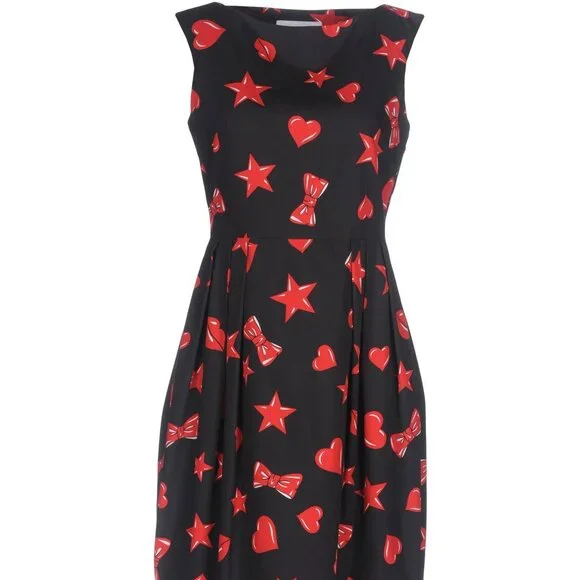 NWT MOSCHINO Heart and Star Mini Dress